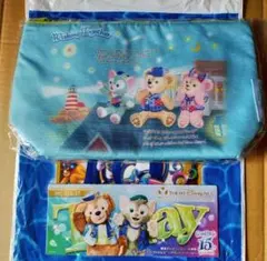 ダッフィー シェリーメイ ジェラトーニ ディズニーシー15周年 保冷バッグ