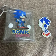 クリアケース ポーチ キーホルダー ソニック ステッカー