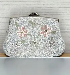 昭和レトロ・総ビーズ　ミニがま口のサムネイル