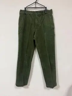 コーデュロイ　ズボン　UNIQLO ユニクロ　カーキ　深緑