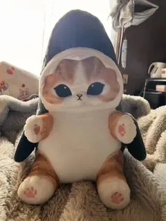 コストコ限定品　モフサンド　大きなぬいぐるみ　サメにゃん　mofusand