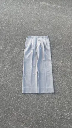 90s00s グレー極太スラックス