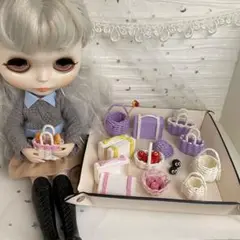 アミングテープ☆ミニチュア12個小さなかごセット