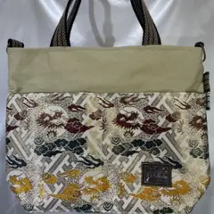 ２ＷＡＹトートバッグ（龍柄帯生地）