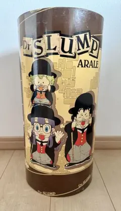 Dr.スランプ　アラレちゃん　傘立て　ゴミ箱　昭和レトロ
