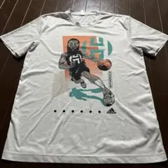 adidas HARDEN グラフィックTシャツ ホワイト