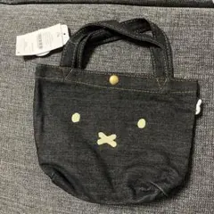 【訳あり】ミッフィー　ミニトート　デニム