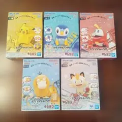 ポケモン　ポケプラクイック！！　未開封　未完成品　ピカチュウ　ポッチャマ等　５体のサムネイル