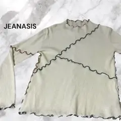 【新品タグ付】JEANASIS バイカラーメロープルオーバー　ジーナシス　F