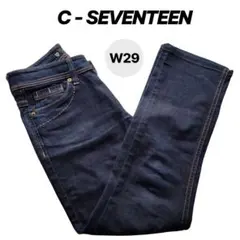 【美品】シーセブンティーン デニムパンツ /ダークインディゴ / ブーツカット