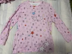 tsumori chisato SLEEP パジャマ 上下セット 星柄 ピンクのサムネイル