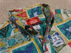 ９０ｓ　レインスプーナー×ディズニー　コラボアロハ　ミッキー　極美品　激レア