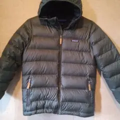 Patagonia フード付きダウンジャケット オリーブグリーン