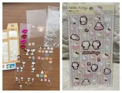 ハローキティ　箔押しシール　シールセット