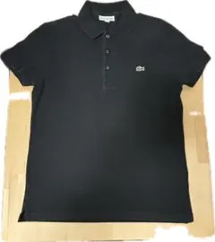 LACOSTE ポロシャツ ブラック SLIM FIT