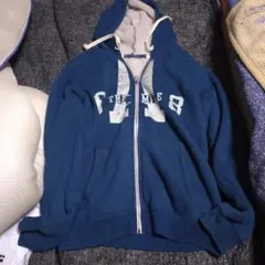 Oral Dice ジップアップパーカー ネイビー L