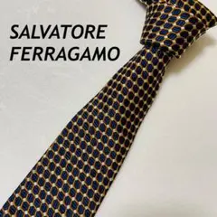 値下げ【フェラガモ　Salvatore Ferragamo】ネクタイ チェック柄