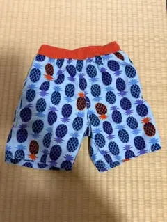 パイナップル柄 キッズ水着 120cm