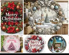 大人気クリスマスウェルカムボード5枚セットにしました