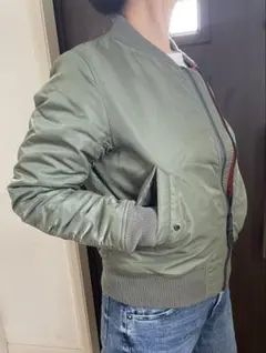 AVIREX MA-1ジャケット オリーブグリーン