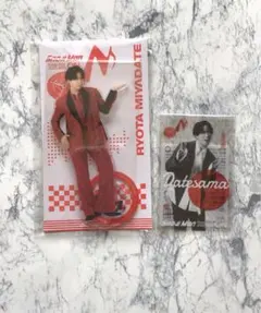 宮舘涼太 アクスタ ミラーステッカー クリアステッカー ON - メルカリ