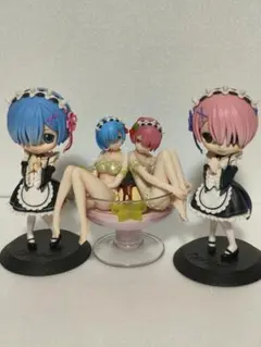 Re:ゼロから始める異世界生活 レム&ラム フィギュアセット リゼロ 一番くじ