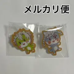 鬼滅の刃　アニマルクッキーバッジ　不死川実弥　宇髄天元　２種セット