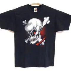 FRUIT OF THE LOOM スカルプリントＴシャツ スカルデザイン