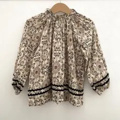 Bebe Organic 花柄長袖シャツ 3Y