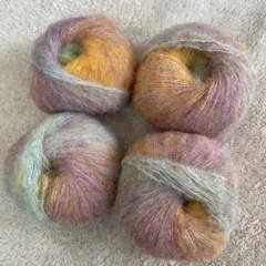 グラデーションアルパカモヘア　パステル