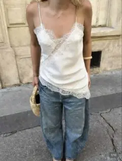 shein レースキャミ　ベージュ　377989651のサムネイル