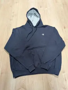 Champion プルオーバー パーカー ネイビーのサムネイル