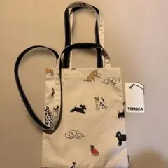 TEMBEA 犬プリント トートバッグ　ショルダー