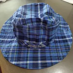 mont-bell チェック柄ハット M 56-58cm