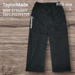 TaylorMade テーラーメイド ワイド ゴルフ パンツ L 黒