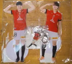 浦和レッズレディース　BIGアクリルスタンド　柴田華絵　藤崎智子　松尾美月