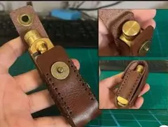 レザーケース/レトロオイルライター専用/ケース/本革/新品