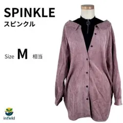SPINKLE スピンクル コーデュロイシャツ ピンク M 長袖 羽織