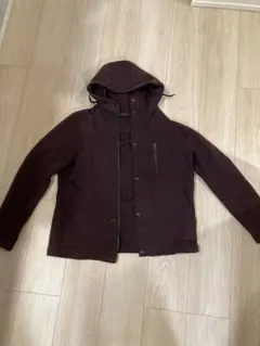 COMME CA ISM ダークパープル パーカー