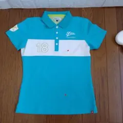 FILA GOLF 半袖ポロシャツ レディース　サイズ　L　スカイブルー