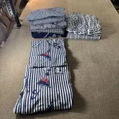 浴衣 まとめて 綿 藍染 8点