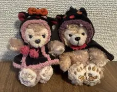 2013 ハロウィン ダッフィー/シェリーメイ　 ぬいぐるみキーホルダーセット