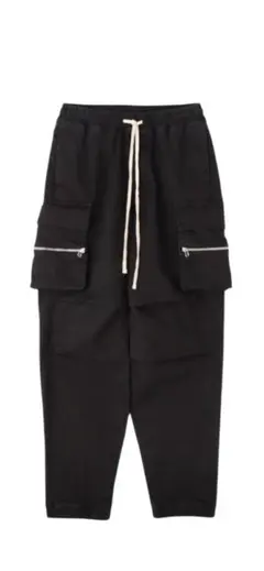 ダンケシェーンストレッチツイルカーゴパンツ ジッパーポケット付き