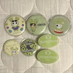 twice ジョンヨン 缶バッジ ラブリー ジョンブリー ネームプレート