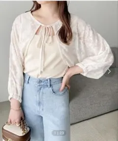 Heather 新品未使用 ジャガードボレロ