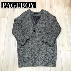 alicia PAGEBOY ヘリンボーンコート