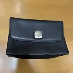 dunhill ダンヒル クラッチバッグ セカンドバッグ ブラック メンズ　牛革