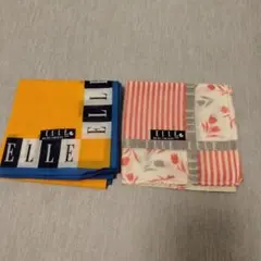 ELLE ハンカチ 2枚セット