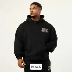正規品　Vanquish Fitness オーバーサイズパーカー　ブラックのサムネイル