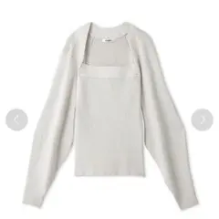 SNIDEL Sustainableスクエアニットプルオーバー